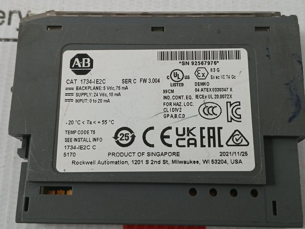 1734-Ie2c-Analog-Input-Module-24-Vdc-10-Ma-Brand-Allen-Bradley-7