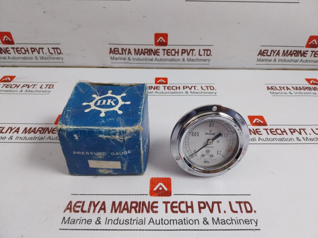 Fd Vu G1/4 Pressure Gauge 0-0.2 Mpa Daiichi Keiki