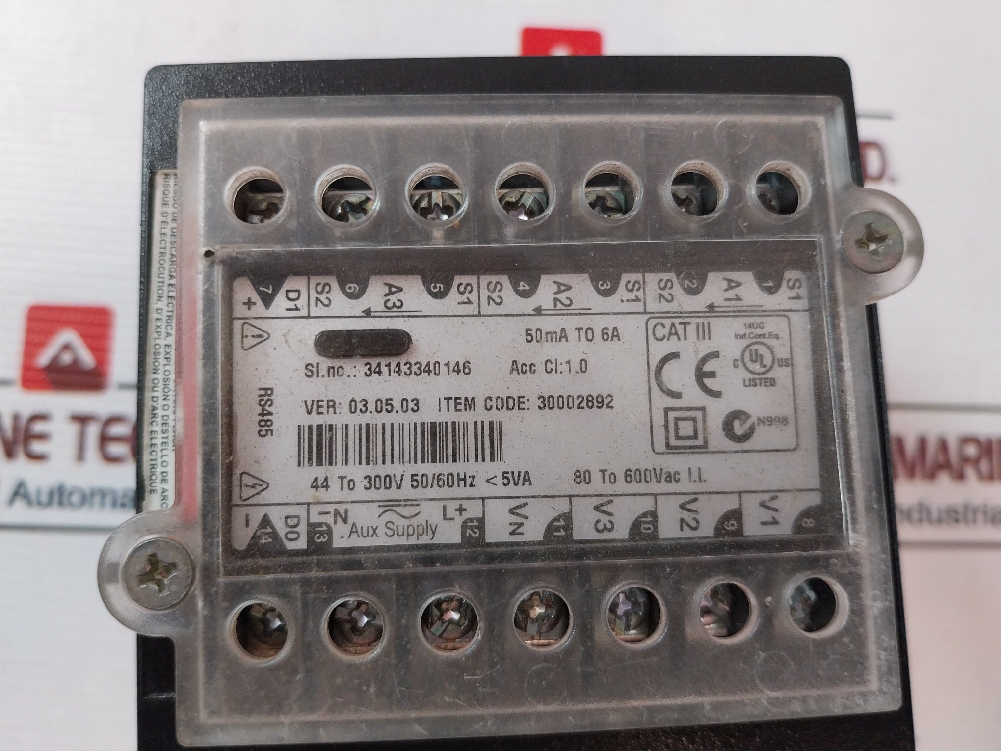 Schneider Electric Em6430 Digital Power And Energy Meter 50/60Hz