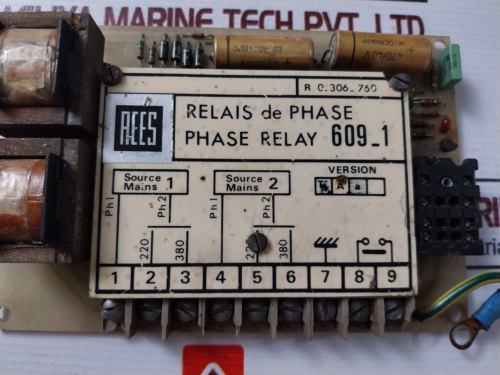 Aees 609_1 Phase Relay Board