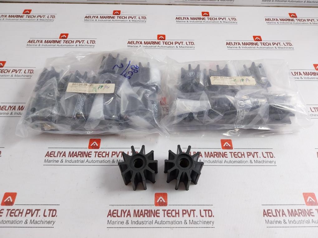 17937-0001-Water-Pump-Rubber-Impeller-501-08-00-001-Jabsco-Lot-Of-2X-209527-7