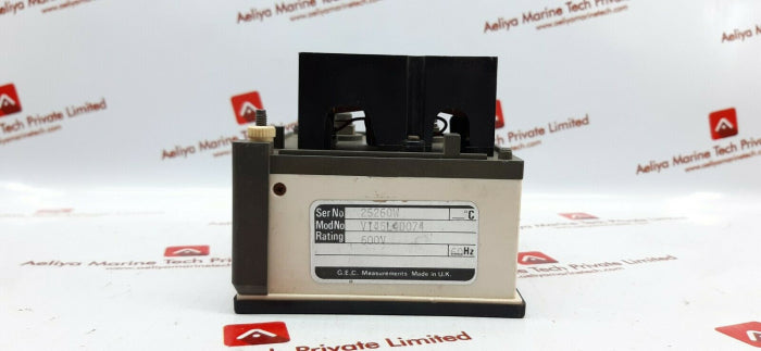 Gec Measurements Vi45L4D074 Volt Meter 0 To 600 V