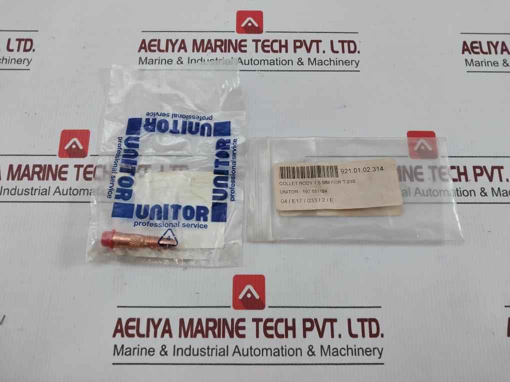 197 551184 Tig Torch Collet Body Unitor
