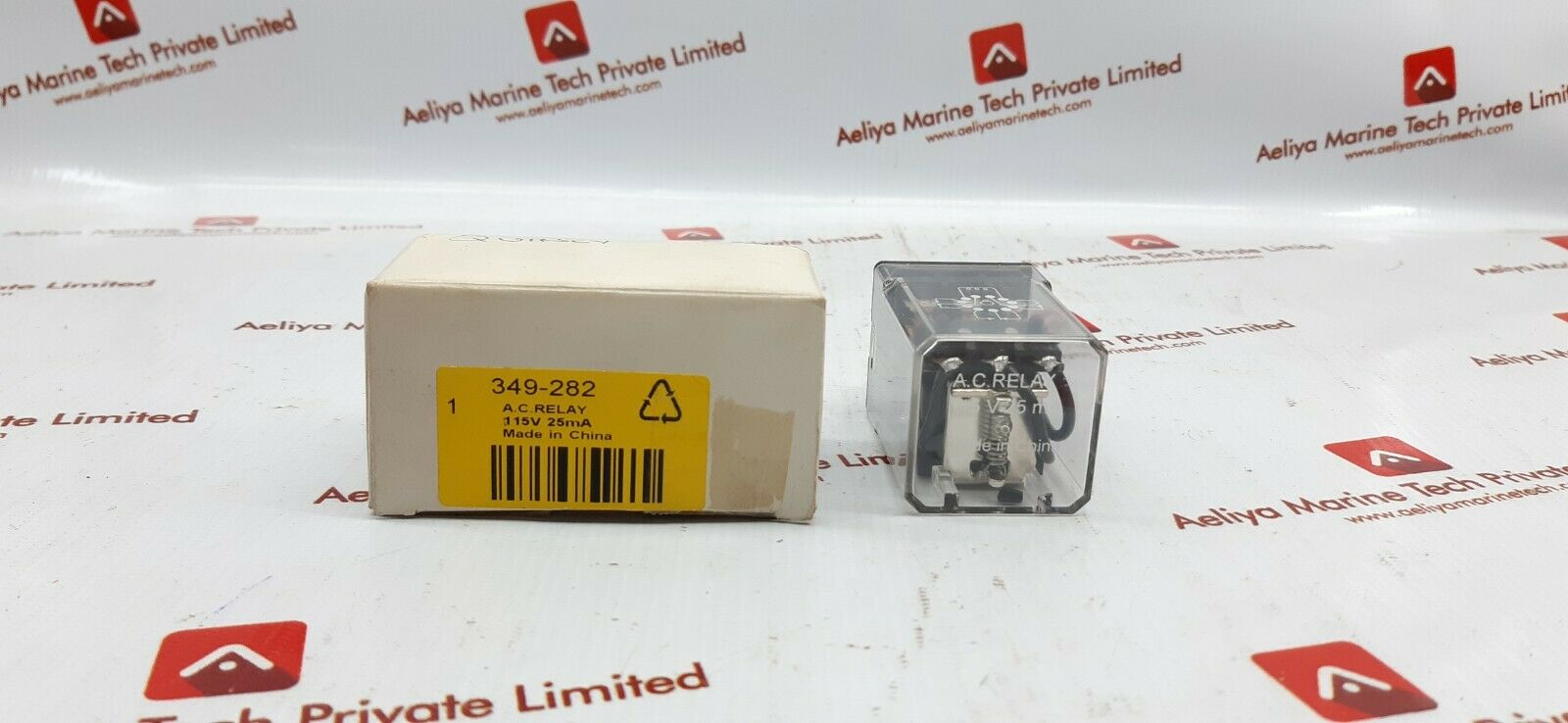 349-282 A.C. Relay 115V 25MA