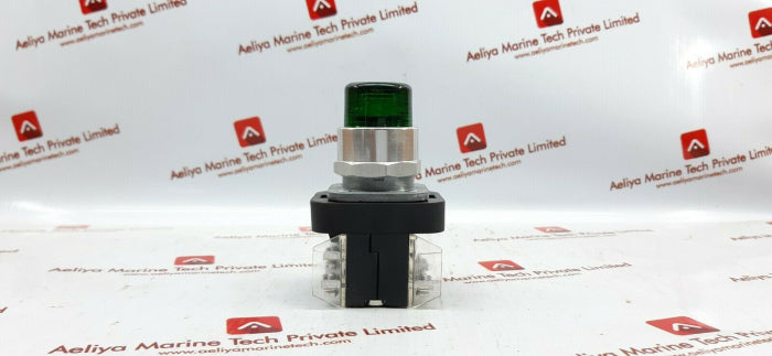 Allen Bradley 800T-qb24G Illuminated Green Push Button Lamp 24Vac/Dc