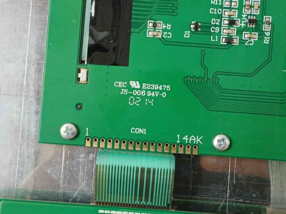 1Mrk000008-nbr02 Display Panel Module (Only Front Panel) Js-006 94V-0 Abb