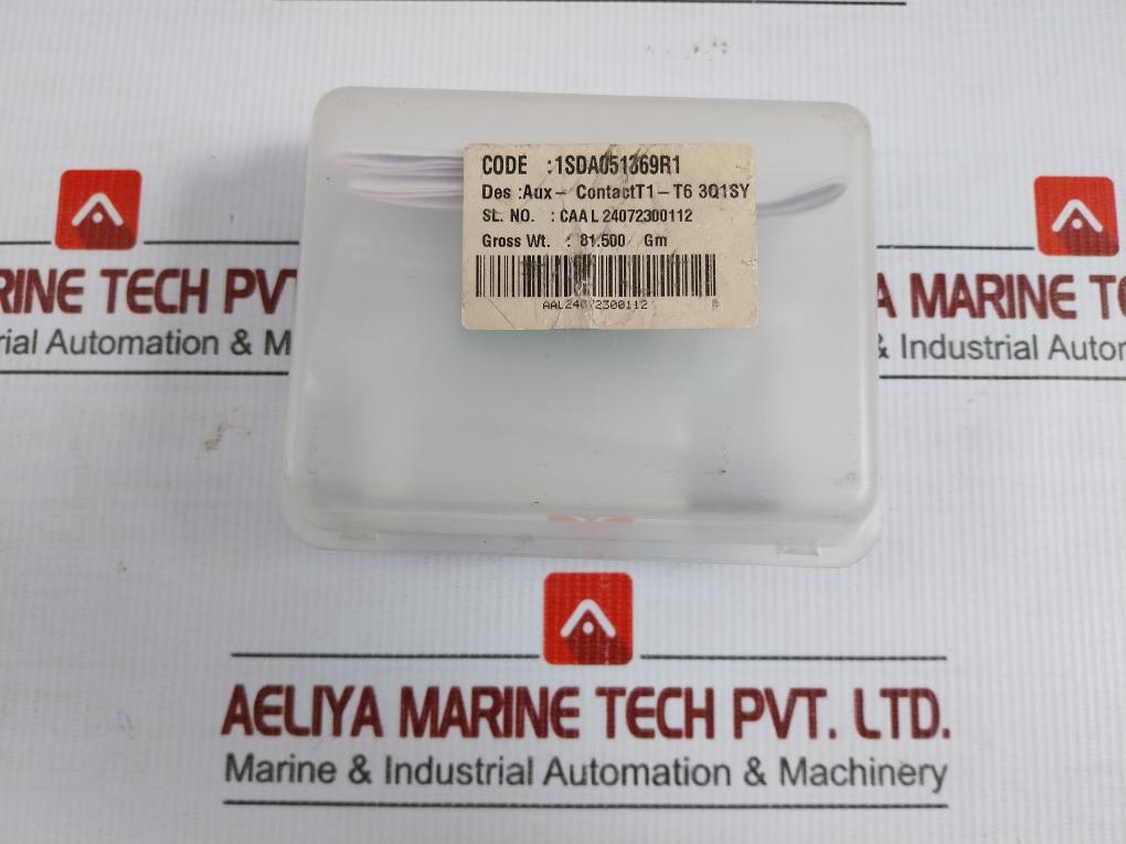 1Sda051369R1 Changeover Auxiliary Contact F/ Mccb 250Vac/Dc Abb