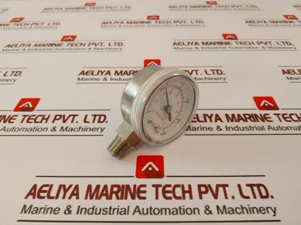 '-1 To 7 Bar / -14.5 To 100 Psi Pressure Measurement Analog Meter