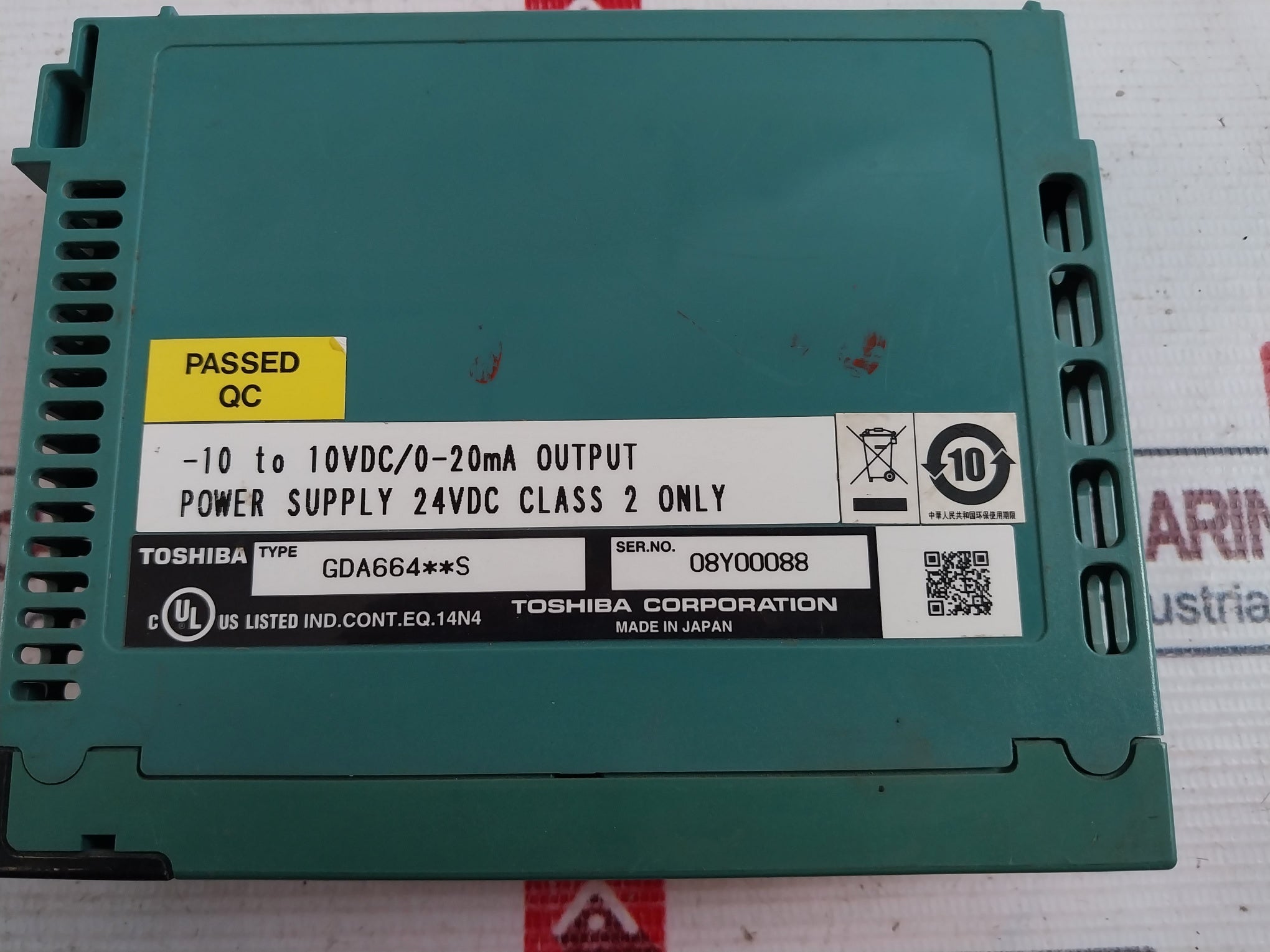 Toshiba GDA664**S Analog Output Module DA664 24V DC