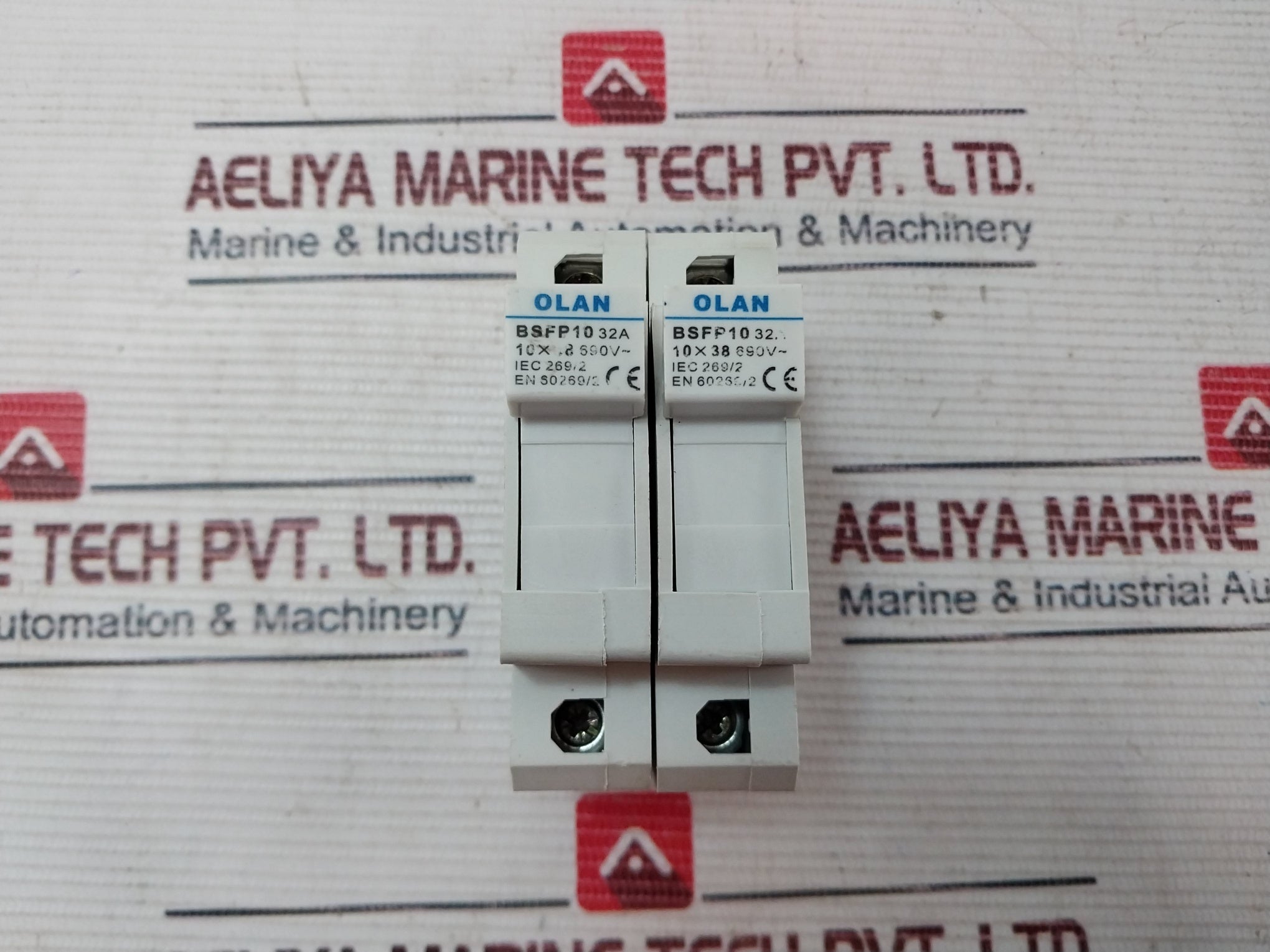 Lot of 5X Olan BSFP10 Fuse Holder 32A 690V