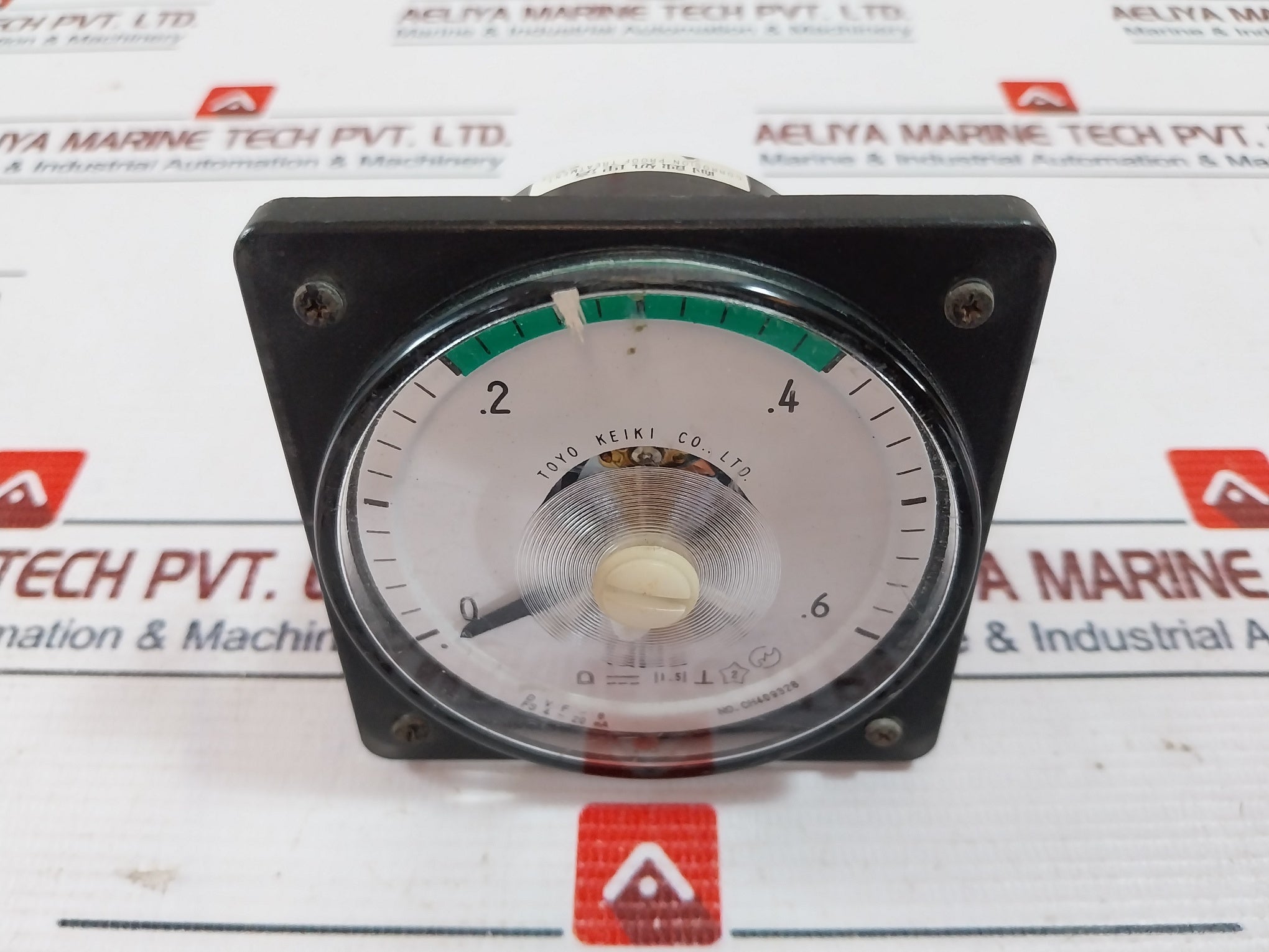 Toyo Keiki Dvf-8 Panel Meter Gauge Ch409328 0-.6 Mpa