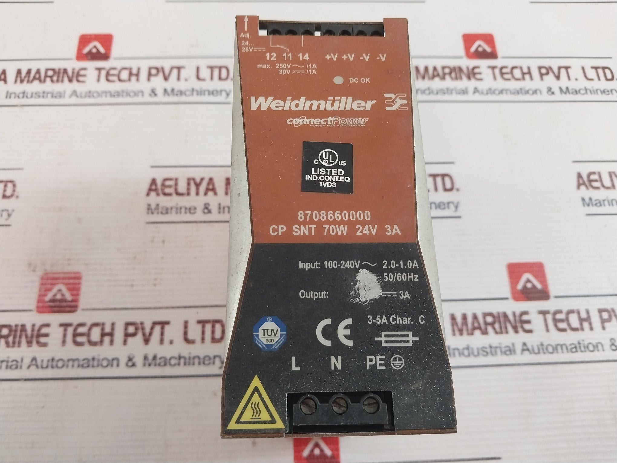 Weidmuller 8708660000 Connect Power Supply 50/60Hz