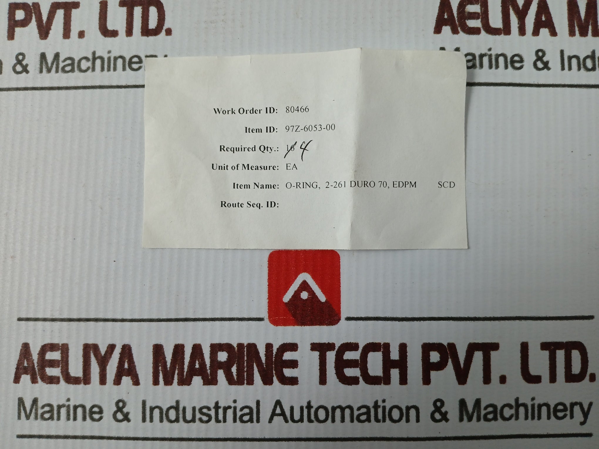 97Z-6053-00 O-ring Edpm 2-261 Duro 70