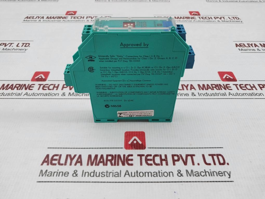 2-channel Isolated Switch Amplifier 20-30Vdc Pepperl+Fuchs Kfd2-sot2-ex2