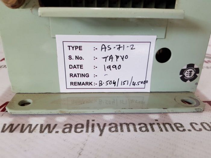 Taiyo Automatic Voltage Regulator As-71-2