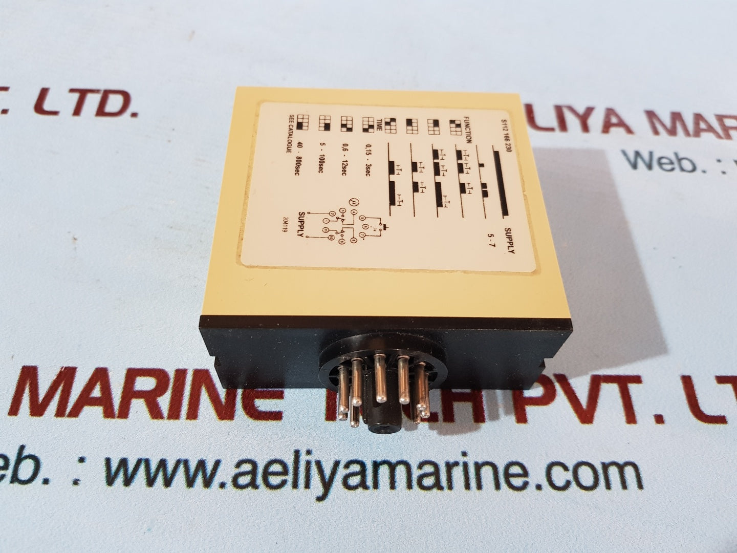 Carlo Gavazzi S 112 166 230 Interval Timer 230V 50/60Hz 3Va 8A 250V