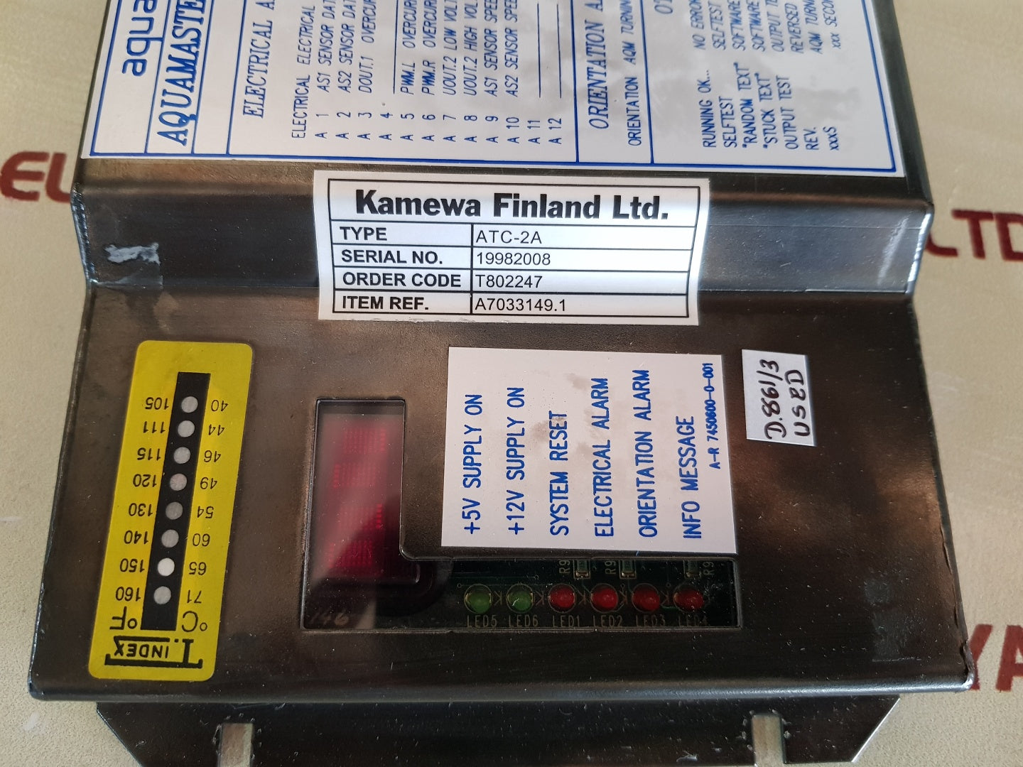 Kamewa Finland Atc-2A Aquamaster Turning Controller