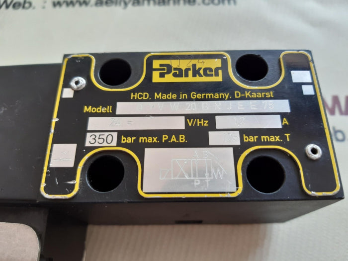 Parker d1vw20bnjee75 directional control valve