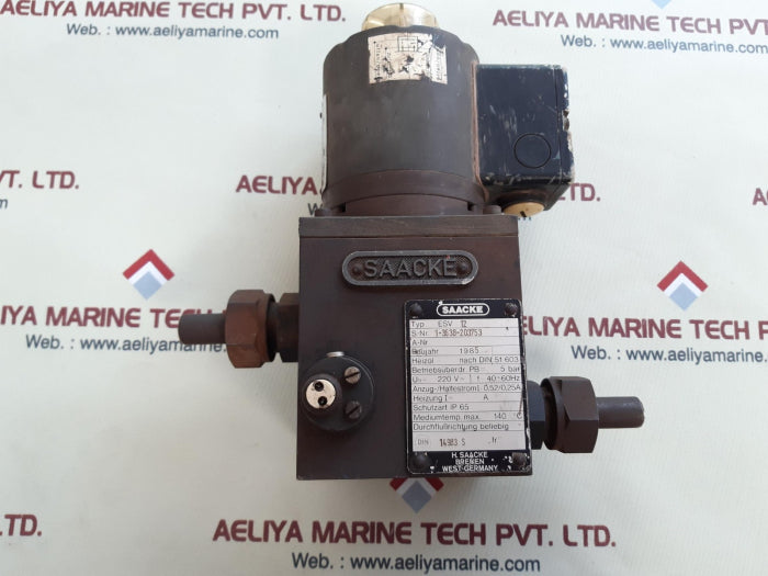 Saacke Esv 12 Electromagnetic Valve 220V 40–60Hz 5Bar