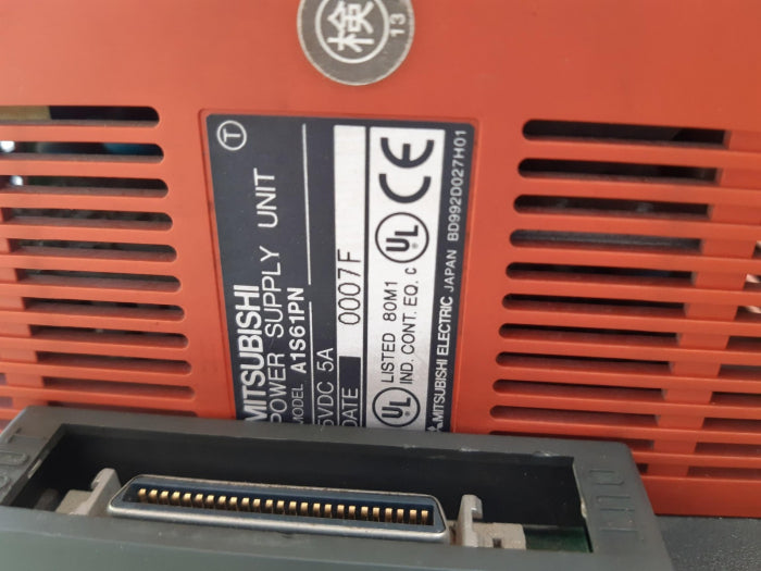 Mitsubishi melsec a1s61pn q2as cpu a1sj71qe71-b2 a1s68ad a1sx81 power supplyunit