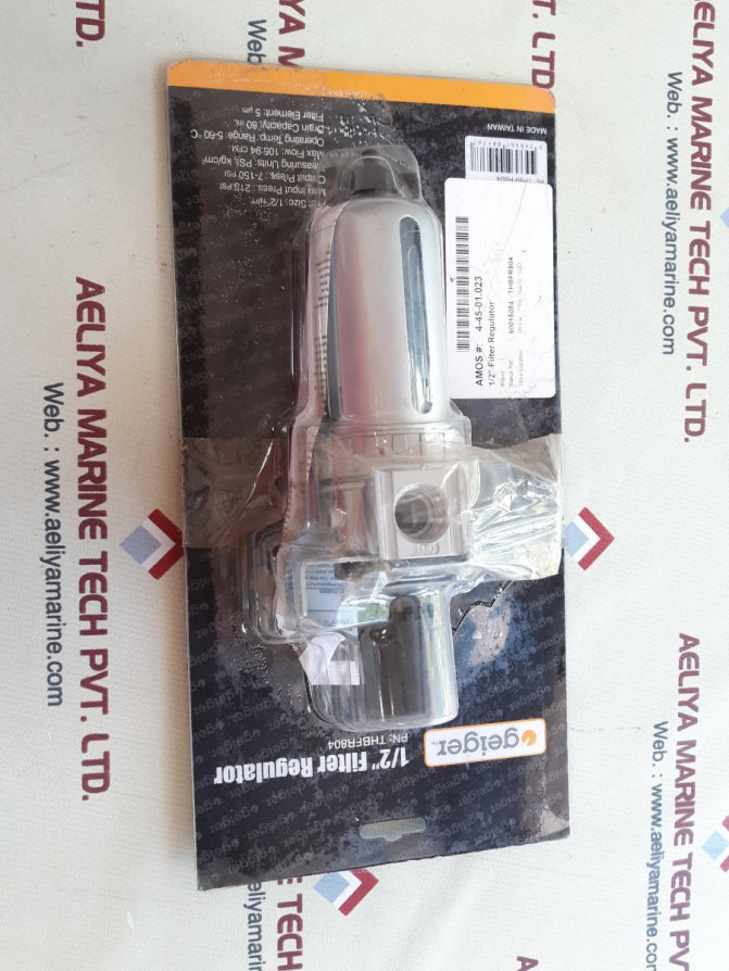 Geiger thbfr804 1/2" filter regulator