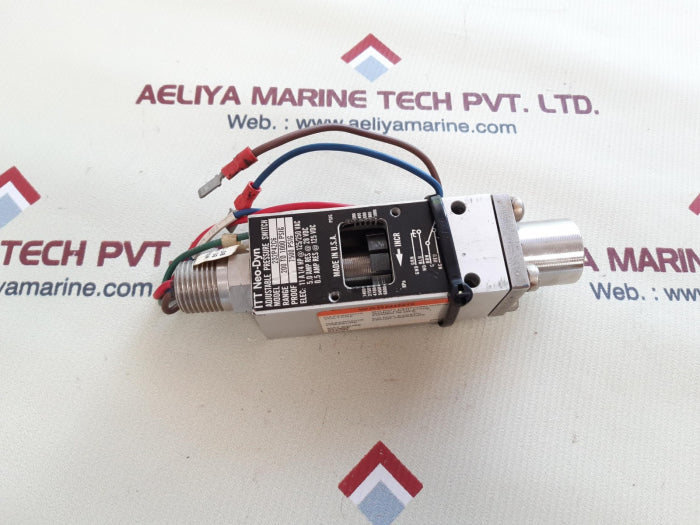 Itt neo-dyn 232p42c6 adjustable pressure switch 200-1000psig