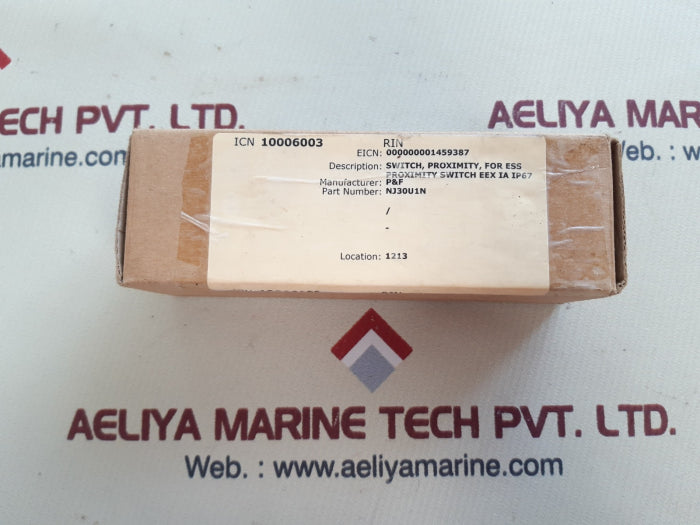 Pepperl+fuchs nj30+u1+n proximity sensor