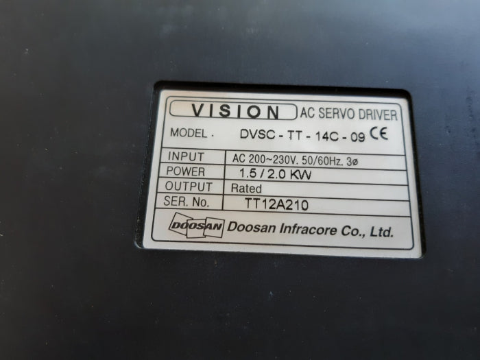 Doosan vision dvsc-tt-14c-09 ac servo driver ez6dvtt14c
