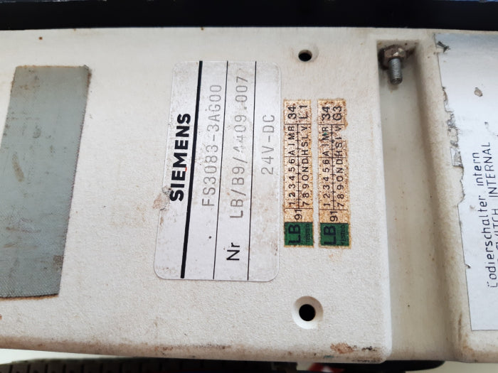 Siemens Simos Ima 32C-tk Fs3083-3Ag00 Panel