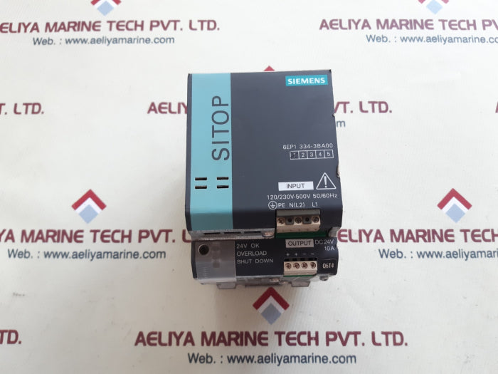 Siemens 6Ep1 334-3Ba00 Sitop Modular 10A 1/2Ph Power Supply