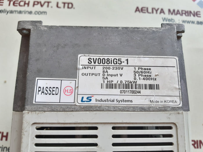 Ls sv008ig5-1 variable frequency drive