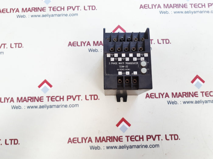Toyo keiki egm-23 3 phase watt transducer class 0.5 2