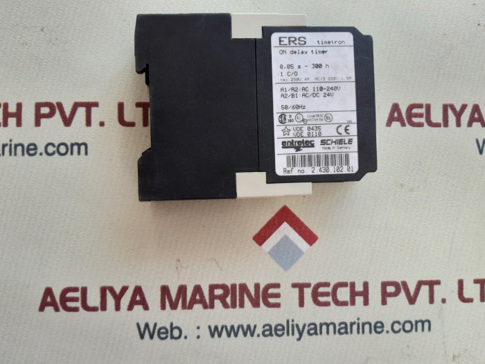 Entrelec schiele ers timetron 2.430.102.01 delay timer