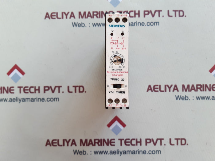 Siemens 7pu60 20 3nt2 time delay relay