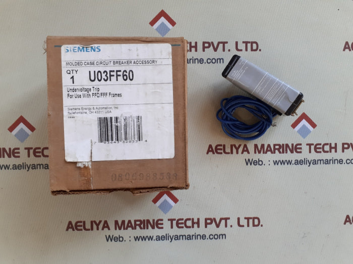 Siemens u03ff60 molded case circuit breaker accessory
