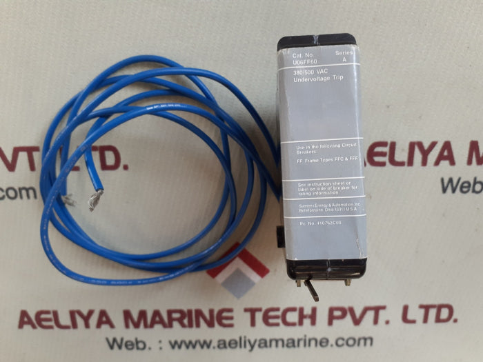 Siemens u06ff60 molded case circuit breaker accessory