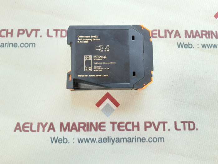 Selec 800sx anti pumping device