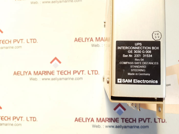 Sam electronics ge 3030 g 008 ups interconnection box rev 04