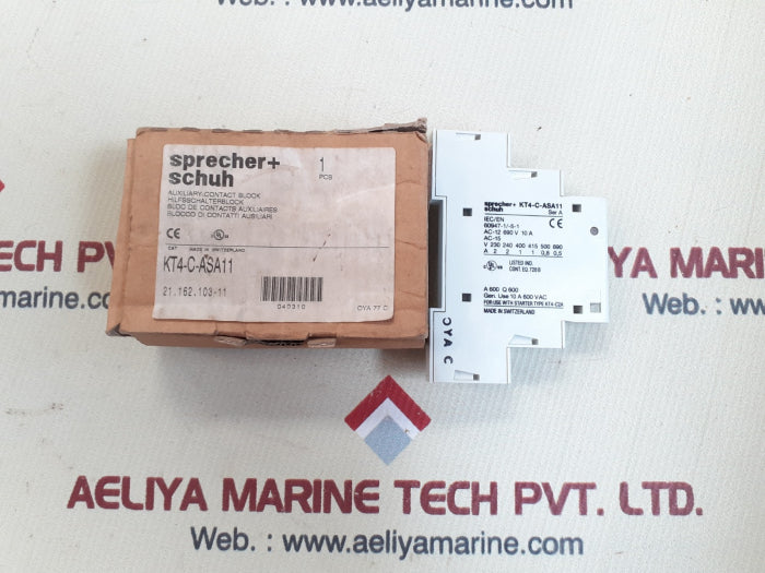 sprecher + schuh kt4-c-asa11 contact block
