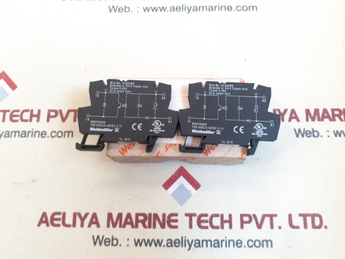 Weidmuller 8950700000 Relay 5VDC/48VDC 0.1A