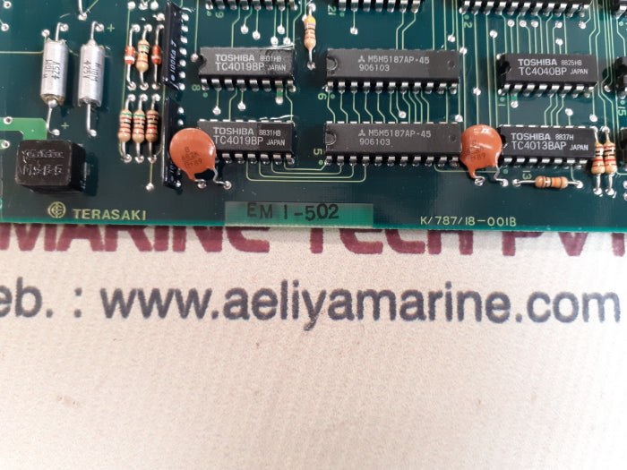 Terasaki emi-502 pcb card k/787/18-001b