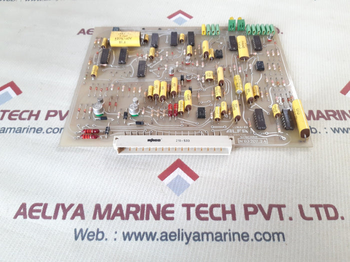 Alfa synalfa 63207.2a colombcs synchro card 63207.1a