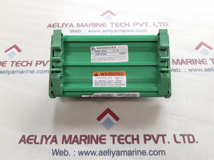 Woodward 5437-672 Netcon Field Terminal Module Rev H 5437-672H/5435-672A