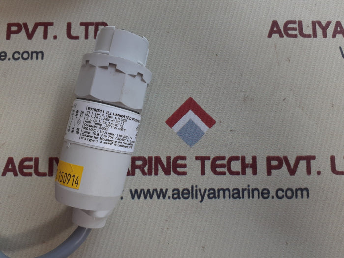 Stahl 8018/311 illuminated push button
