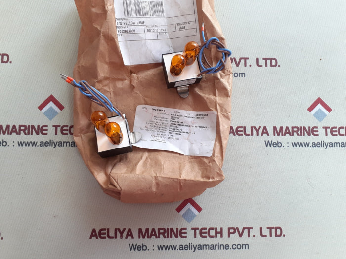 Lot Of 2X Bulb Assy 130V Yel Px99901388