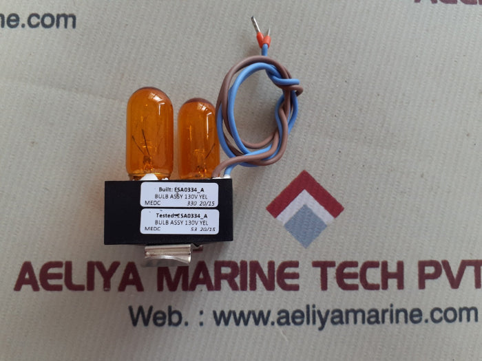 Lot Of 2X Bulb Assy 130V Yel Px99901388