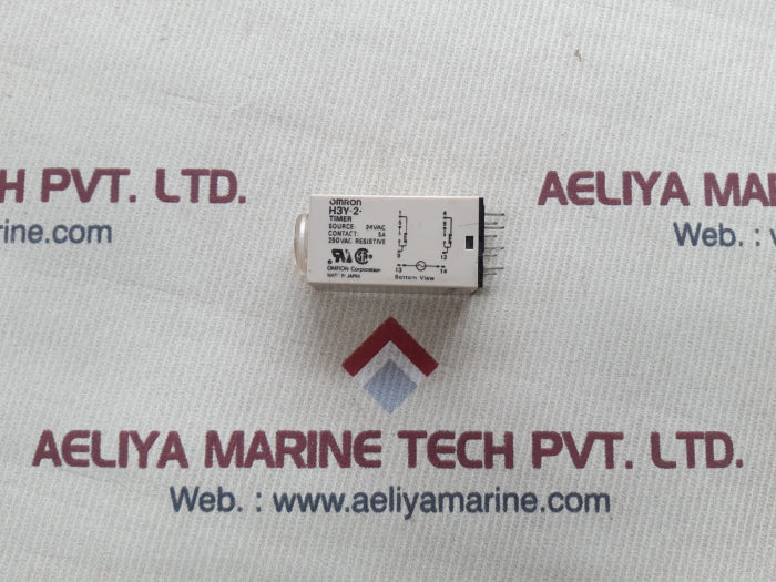 Set of 3X Omron h3y-2 timer 24vac 5a