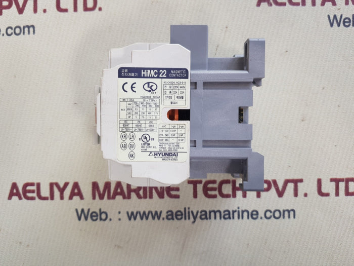 Hyundai Himc 22 Magnetic Contactor 200V 50Hz 220V 60Hz