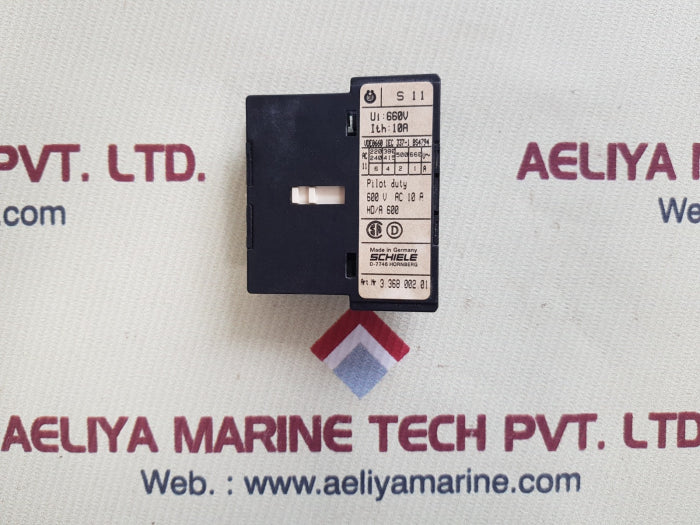 Schiele 3.368.002.01 magnetic contactor