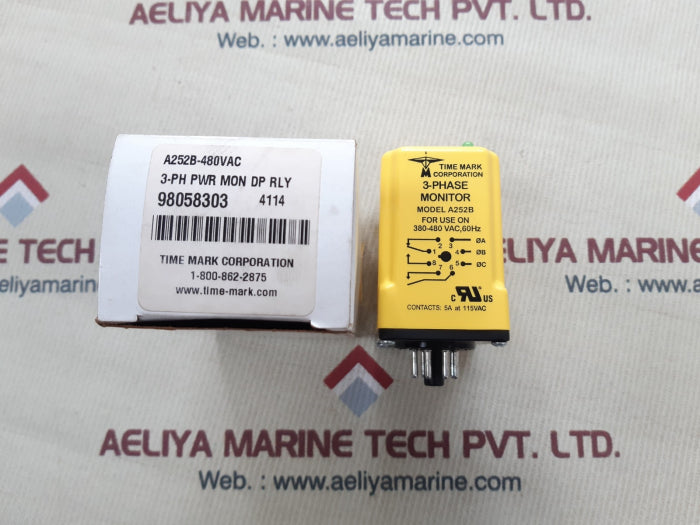 Time mark a252b 3-phase monitor 380-480v 60hz